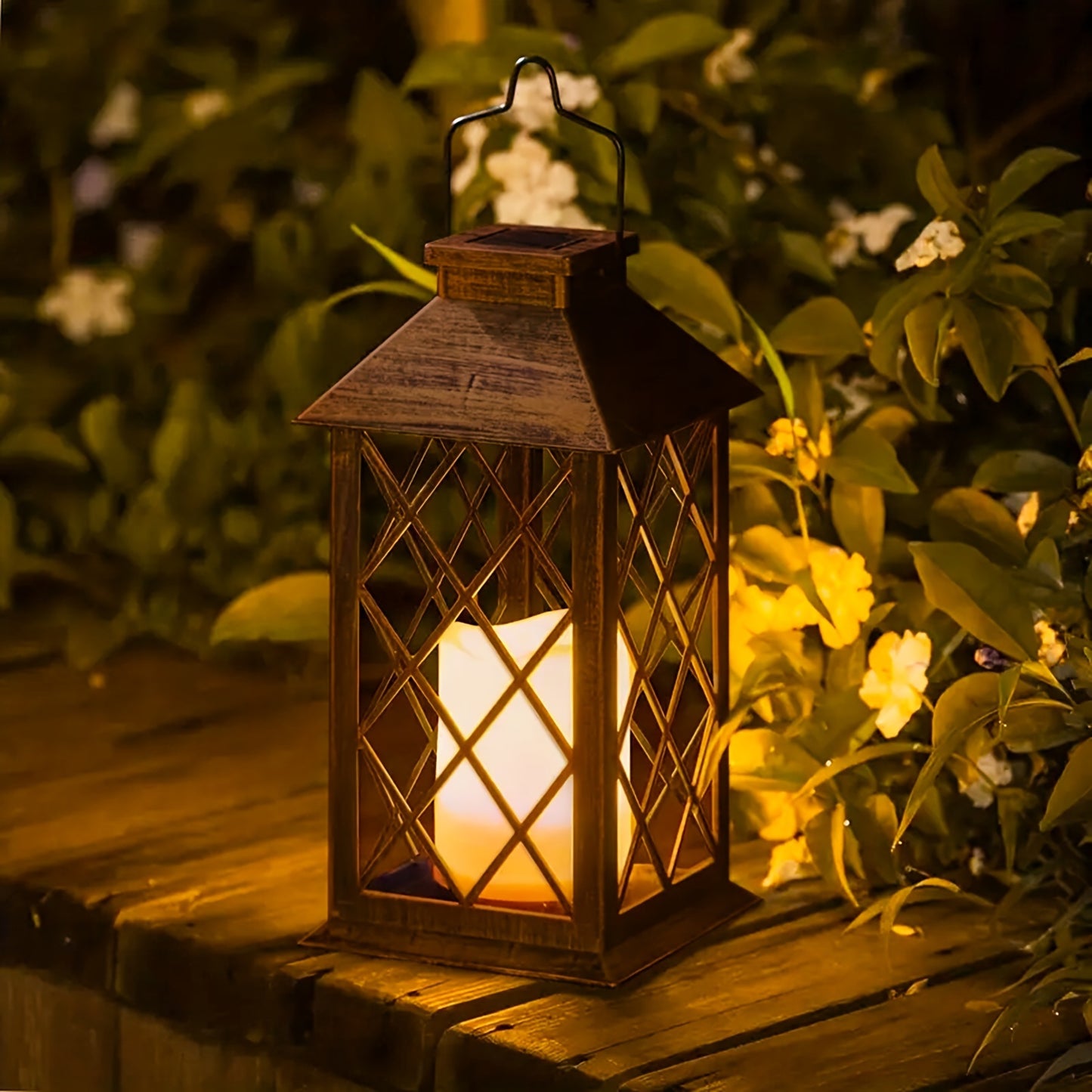 Lampe suspendue à énergie solaire