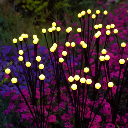 Lot de 6 lampes de jardin solaires en forme de lucioles