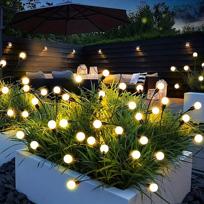 Lot de 6 lampes de jardin solaires en forme de lucioles