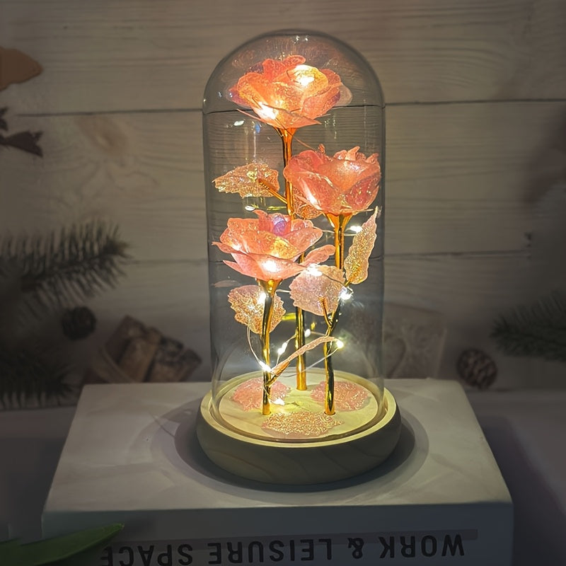 Lampe en rosier