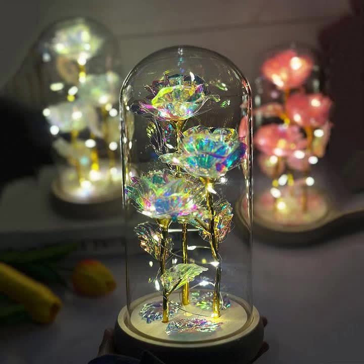 Lampe en rosier