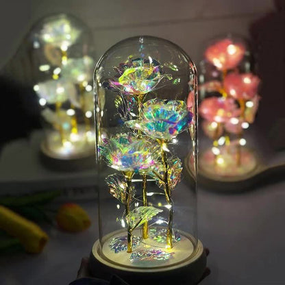 Lampe en rosier