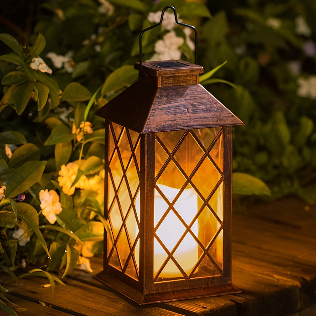 Lampe suspendue à énergie solaire