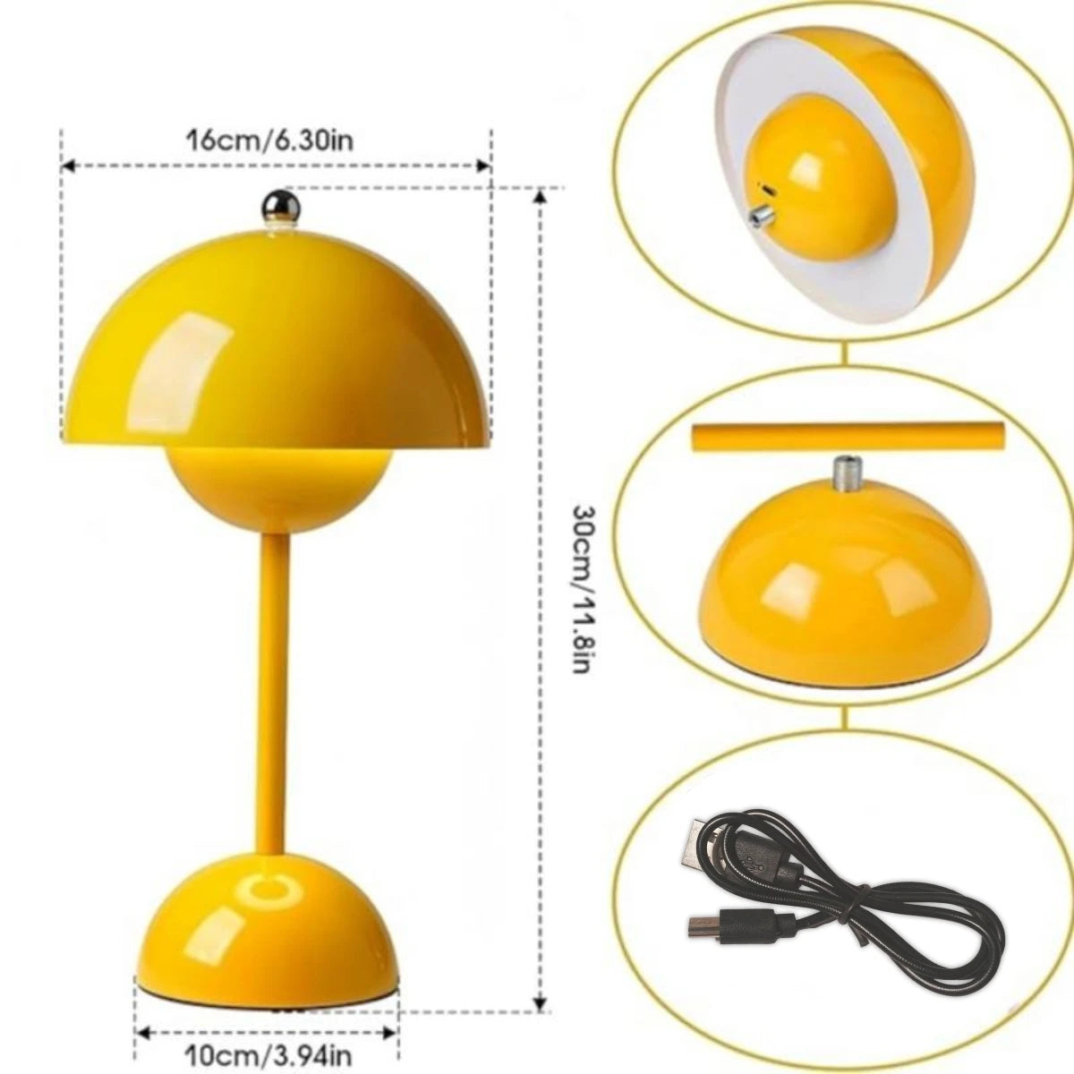 Lampe Moderne Tactile Multicolore