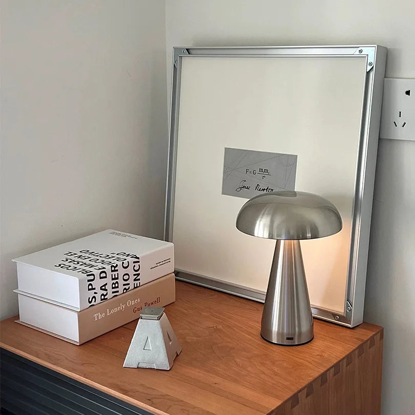 Lampe Champignon Rétro LED Tactile Rechargeable