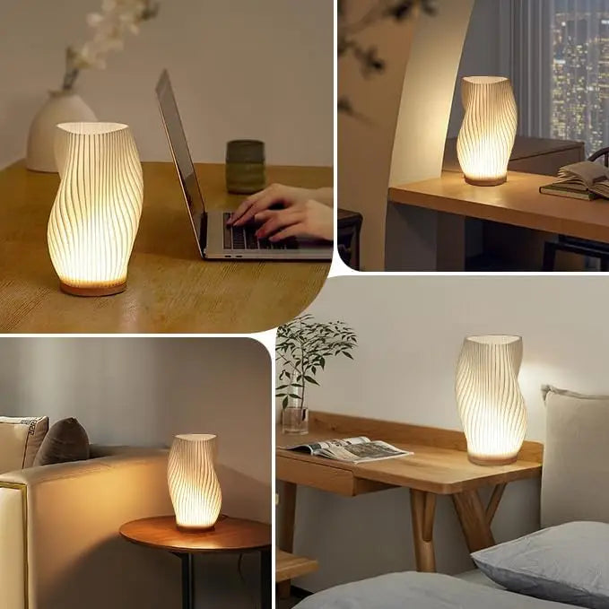 Lampe de Table 3D Plissée LED