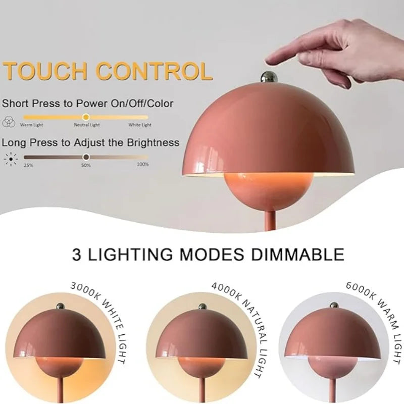 Lampe Moderne Tactile Multicolore