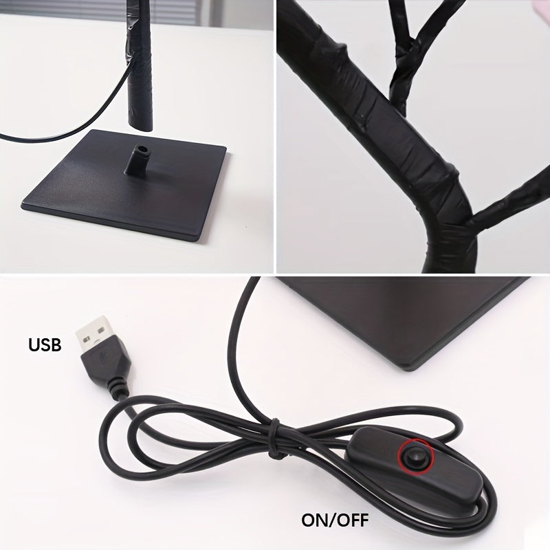 Lampe en forme de rosier