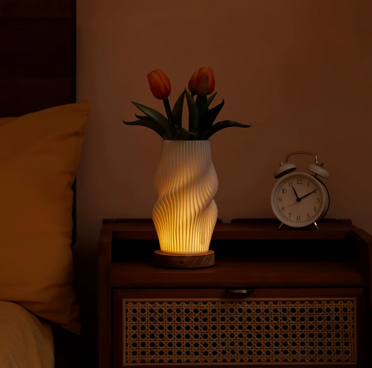 Lampe de Table 3D Plissée LED